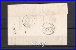 TIMBRE FRANCE N°4 CURSIVE 53 Demanges aux eaux SIGNE ROUMET SUP