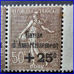 ++TOP LOT 3 PAIRES TIMBRES CAISSE AMORT. FRANCE EXTRA NEUFS -sorties d'ALBUM++