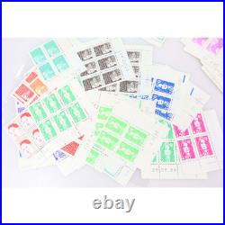 Thematique Marianne En Coins Datés, Nombreux Blocs De 4 6 -10 Timbres Neufs