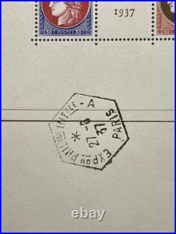 Timbre France Collection Année 1937 complète NEUFS sans charnière inclus Bl