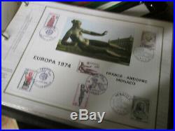 Timbre France Lot Important Documents Musee Postal Cef