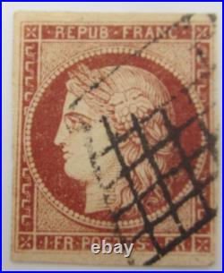 Timbre France N° 6 Ceres Non Dentele