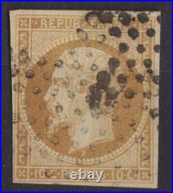 Timbre France Napoleon Republique N 9 Signe Ref 810