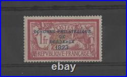 Timbre France Neuf 1923-N° Y&T 182 Congrès philatélique de Bordeaux  signé