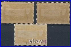 Timbre France PA 6 + 6a +6b avec charnière ref KLM 1956/1
