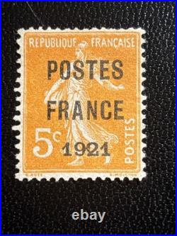 Timbre France Postes Paris 1921, no 27, cote 500 euros