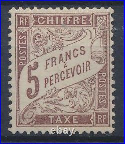 Timbre France Taxe 27 neuf avec charnière voir photo ref KLM 1950/5