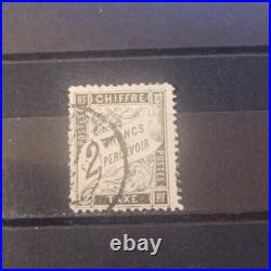 Timbre France Yt 123 oblitere Pas D amincie Petits Défauts Dents Ref185