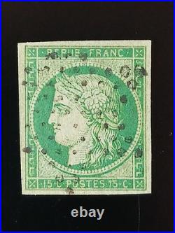 Timbre France classique 1850 Ceres yt 2