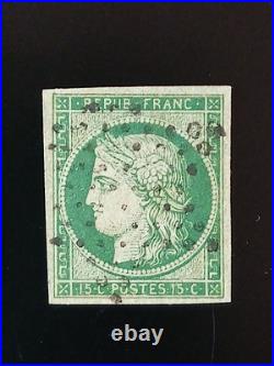 Timbre France classique 1850 Ceres yt 2