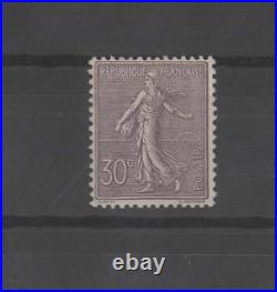 Timbre France neuf 1903 N° Y&T 133 semeuse lignée 30c bleu  cote 620