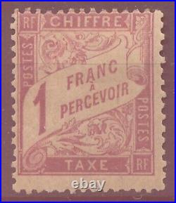 Timbre France taxe 39 avec charnière ref KLM 1166/2