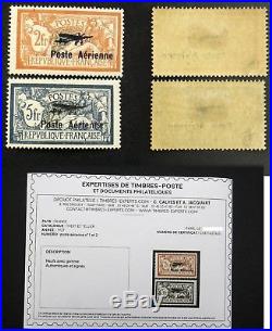 Timbre Poste Aérienne 1927 neufs signés Calves + certificat