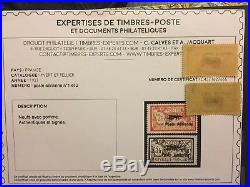 Timbre Poste Aérienne 1927 neufs signés Calves + certificat