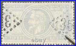 Timbre classique 33 5FR Napoléon gris, signé Calves