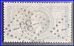 Timbre classique 33 5Fr Napoléon Gc 85 Amiens signé Scheller côte 1200