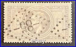 Timbre classique 33 5Fr Napoléon Gc 85 Amiens signé Scheller côte 1200