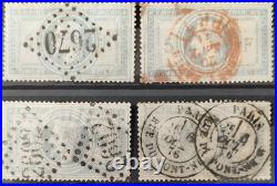 Timbre france oblitéré avant 1900 Lot N 33 Dont Signés Et Obl Rouge Côte 6100 +