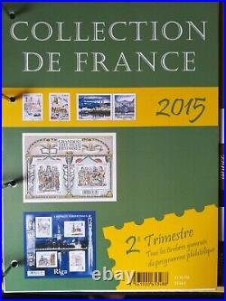 Timbres Collection De France Année Complète 2015 Neufs