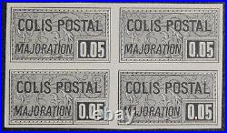 Timbres De France Colis Postaux 1918/20 Yvert N° 23 Neuf En Bloc De 4 Tbe Timbres De France Colis Postaux 1918/20 Yvert N° 23 Neuf En Bloc De 4 Tbe