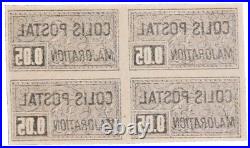 Timbres De France Colis Postaux 1918/20 Yvert N° 23 Neuf En Bloc De 4 Tbe Timbres De France Colis Postaux 1918/20 Yvert N° 23 Neuf En Bloc De 4 Tbe
