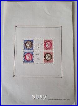 Timbres FRANCE BF N° 3 EXPO INTERNATIONALE (PEXIP) PARIS 1937 VOIR ETAT