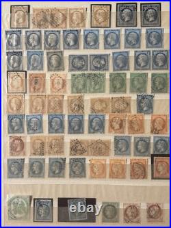 Timbres France, Cérès, Napoléon Bel Ensemble, nuances, types, multiples, obl