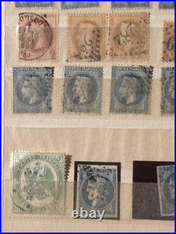 Timbres France, Cérès, Napoléon Bel Ensemble, nuances, types, multiples, obl