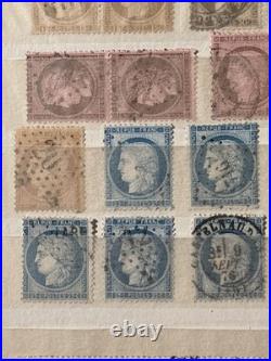 Timbres France, Cérès, Napoléon Bel Ensemble, nuances, types, multiples, obl