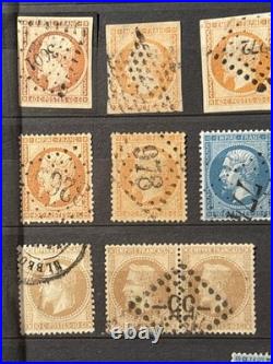 Timbres France Cérès, Napoléon, Sage, Multiples, nuances, obl, millésimes