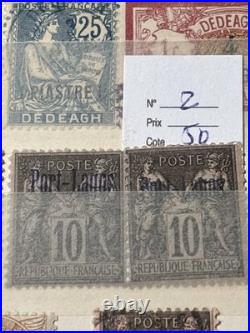 Timbres France Colonies, Syrie Liban Cilicie Alexandrie