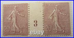 Timbres France N° 131 Millesime 3 Neufs Avec Charniere