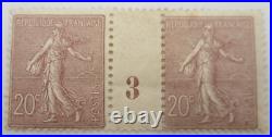 Timbres France N° 131 Millesime 3 Neufs Avec Charniere