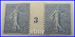 Timbres France N° 132 Millesime 3 Neufs Avec Charniere