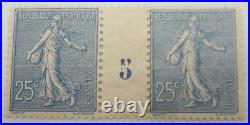 Timbres France N° 132 Millesime 5 Neufs Avec Charniere