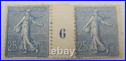 Timbres France N° 132 Millesime 6 Neufs Avec Charniere