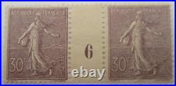 Timbres France N° 133 Millesime 6 Neufs Avec Charniere