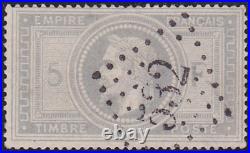 Timbres France Napoléon Lauré n° 33 Oblitéré Voir/Verso & Descriptif