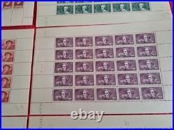 Timbres France Neufs FEUILLES N° 380 A 385 DE 25 TIMBRES LUXE COTE 2300