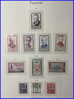 Timbres France, Neufs dans album pochettes 1960/1972, très bel état