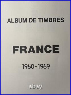Timbres France, Neufs dans album pochettes 1960/1972, très bel état