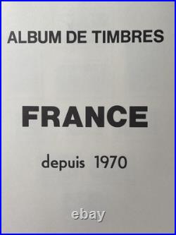 Timbres France, Neufs dans album pochettes 1960/1972, très bel état