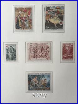 Timbres France, Neufs dans album pochettes 1960/1972, très bel état