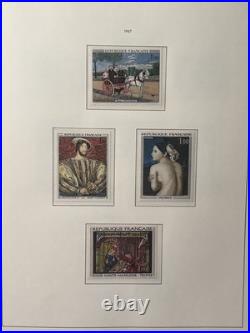 Timbres France, Neufs dans album pochettes 1960/1972, très bel état