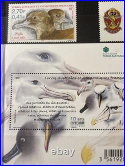 Timbres France, Terres Australes Modernes, Blocs