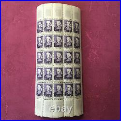 Timbres France feuille N° 990 Jacques-Bénigne Bossuet x 25 1954 N/MNH SHEET