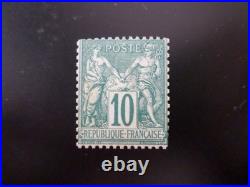 Timbres France n° 76 type sage neufsigné