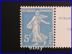 Timbres France paire exposition Strasbourg yt 242A neufs