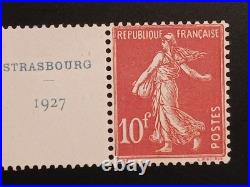 Timbres France paire exposition Strasbourg yt 242A neufs