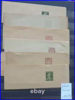 Timbres France sur lettres anciennes et modernes + cartes postale + divers